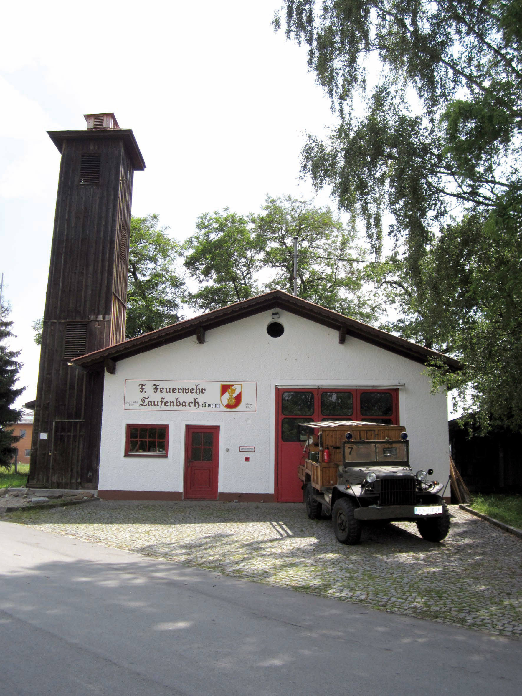 Historisches Dodge-Feuerwehrauto im Feuerwehrmuseum